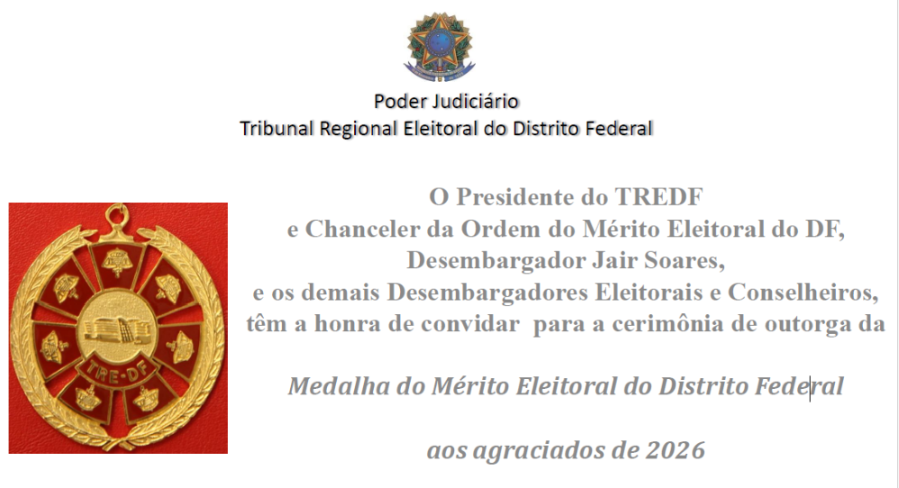 Augusto Nardes: honra e coragem da governança pública recebe comenda do TREDF