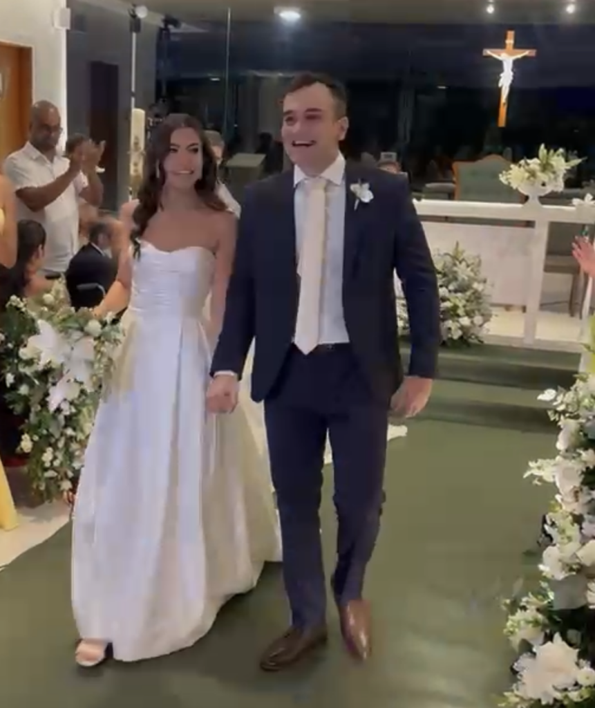 Adriana e José Koury, CEO do Barra World, casam primogênita